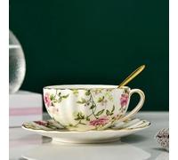 ROCILA 1 ensemble tasse à café en porcelaine anglaise soucoupe cuillère un ensemble de tasses à thé en porcelaine européenne tasse et soucoupe pour tasse à café cadeau