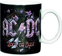Rock - AC/DC - Rock Or Bust mug de café - présenté dans un coffret cadeau - design original sous licence