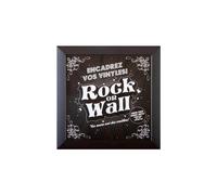 Rock on Wall Cadre Noir - Cadre Déco pour Disque Vinyles