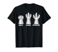 Rock Paper Ciseaux T-Rex Lover Dinosaure Main Jeu Humour T-Shirt