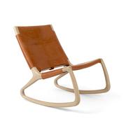 Rocker Chaise berçante Harness cuir Mater - 5704794070106