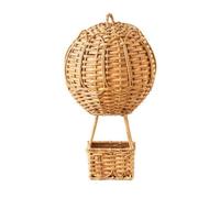 rockible Accroche Montgolfière en Rotin Tissé à la Main Naturel Montgolfière Décorative Anneau Accroche Artinal Éducatif