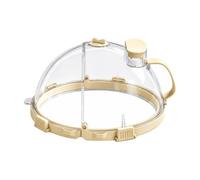 rockible Cloche Micro-Ondes Éven Vapeur Cloche Micro-Ondes Poignée Intégrée Compact pr Réchauffage des, Style A