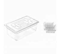 rockible Conteneur sous Vide Grille Réglable | Résistant à la Chaleur, Récipient sous Vide Grille, pour Batch Cooking