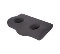 rockible Coussin pour Piercing D'oreille, Lavable, Respirant, Portable, Polyvalent, pour Porter Des écouteurs et Des Boucles D'oreilles, Convient égale, Gris Foncé