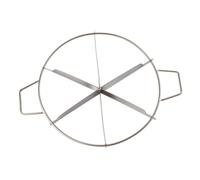 rockible Diviseur Gâteau En Acier Inoxydable Régulières Cercle à Dér les Gâteaux Poignées Robuste pr Blangerie-Pâtisserie, 6 Emplacements