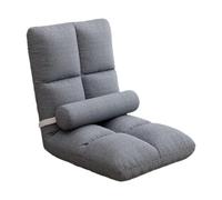 rockible Fauteuil de Sol avec Dossier, Inclinable et Réglable avec Coussin Lombaire pour Regarder La Télévision, Idéal pour La Maison, L'appartement Ou La