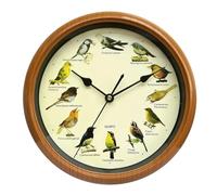 rockible Horloge Murale d'oiseau Chantant, Horloge d'oiseau avec Son, décor d'horloge Suspendue, Horloge Murale décorative pour Chambre à Coucher