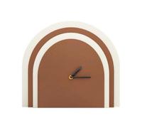 rockible Horloge Table Structure Ornementale Décoratif Horloge Analogique Table Artistique Pendulte pr lon, Brun