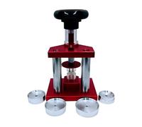 rockible Kit d'outils de Fermeture de boîtier de Montre avec Matrices en Aluminium, kit de réparation d'horloger, Outil de réparation de Montre pour Le, 4 Dés