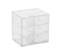 rockible Mini Bureau Petit Organisateur avec Tiroirs pour Femmes Filles Bijoux Support de La Boîte de Rangement, 6 tiroirs