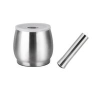 rockible Mortier Cvercle Inox 304 | Conception Ergonomique Compacte, Broyeur Manuel, Résistant à la, Usteile Cuisine, Amateurs D'épices