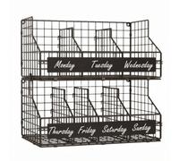 rockible Panier Métallique à Pratique Étagère à Œufs Empilable Organisateur pour -Manger