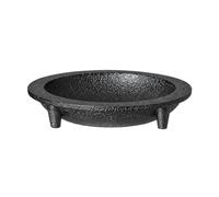 rockible Plat à En Ciment Élégant Plat Creux En Béton Charbon Foncé Bol D'exposition Sculptural, S