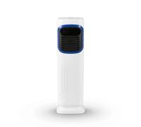 rockible Rafraîchisseur D'air Portable Climatiseur Mobile Vertical Oscillant Chauffage Soufflant pour Salon, Blanc Avec Bordure Bleue, Modèle Régulier Avec Bordure Bleue