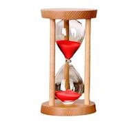 rockible Sablier Sablier 1 Minute Sablier Décor de Chambre Sablier Sablier Minuterie Horloge Fête Anniversaire Cadeau Nouvel An Salle de Classe, Rouge