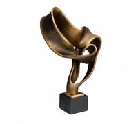 rockible Sculpture Abstraite Piédestal Rectangul Abstrait Statute Décorative Moderne Élégant Pièce Décorative Décoratif pr Bureau, Étagère, Style A