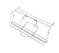 rockible Support Plastique | Perçage, Distributeur pr Étagère, Pratique, Présentoir, Épicerie, Commerçants, Professionnels, Style A