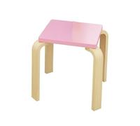 rockible Tabouret Enfant Éducatif Tabouret Chaise Banc Enfant Siège Bas en Bois Assise Basse Ergonomique Pieds Courbés Design Sobre pour Pause Habillage Lecture Intérieur, 30 Cm