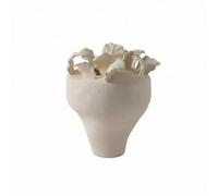 rockible Vase Sculptural Élégant Vase avec Col Étroit Rustique pour Amateurs Sign, Salon, Rouge Brique, 34 33 H40cm