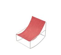 Rocking Chair Blanc/ Rouge