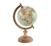 ROCKING GIFTS Globe terrestre, Globe terrestre Vintage avec Pied, diamètre 12,5cm