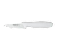 Rockingham Forge Essentials Couteau d'office 9cm, Manche blanc pour boulangerie & produits laitiers, Couteau de cuisine à code couleur pour l'hygiène & les allergènes alimentaires, Acier inoxydable
