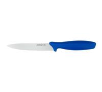 Rockingham Forge Essentials Couteau utilitaire 12,5 cm, Manche bleu pour poisson cru, Couteau de cuisine à code couleur pour l'hygiène & les allergènes alimentaires, Acier inoxydable