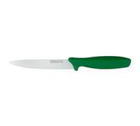 Rockingham Forge Essentials Couteau utilitaire 12,5 cm, Manche vert pour salades et fruits, Couteau de cuisine à code couleur pour l'hygiène & les allergènes alimentaires, Acier inoxydable