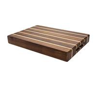 Rockingham Forge Planche à découper en bois extra épaisse 35x25x4,5 cm - Pour la cuisine, la préparation & le service de fromage, pain & charcuteri - Planche à grain fin d'acacia et de bois d'hévéa