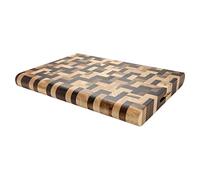 Planche à Découper - GRUNWERG - Rockingham Forge - Bois Naturel - 40 x 30 cm - Bords Arrondis