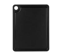 Rockingham Forge Planche à découper en fibre de bois avec rainure noire 30x23,5x0,6cm, Résistante à la chaleur, Lavable au lave-vaisselle, Planche à découper en bois avec réservoir à jus hygiénique