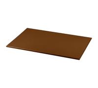 Rockingham Forge Planche à découper en plastique haute densité, marron, 45 x 30 x 1 cm