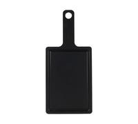 Rockingham Forge Planche à pagaie en fibre de bois avec poignée noire 50,5x18x0,6cm, Planche à fromage en bois lavable au lave-vaisselle, Plateau de service léger, Planche en bois hygiénique