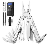 ROCKTOL outil multifonction SK05, lame VG-10, 29 en 1 avec coupe-fils remplaçables, lime et scie interchangeables à emmanchement en T, kit d'outils de réparation et d'extérieur, cadeau pour homme