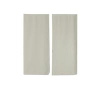 ROCLE Paire de vitrages tamisant, Rio naturel L. 45 x H .120 cm