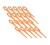 RocwooD Lot de 20 lames en plastique pour débroussailleuse Vonhaus, sans fil 20 V