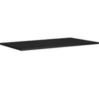 RODAN | Plan de toilette - 100,6x46x1,6 cm - noir - Plan stratifié de haute qualité - Résistant à l'eau - Pour lavabos