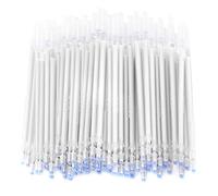 Rodipu Recharge de Stylo effaçable à la Chaleur, 100 recharges de Stylo à Haute température, Blanc pour Chaussures, vêtements en Cuir