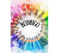 RODRIGO: Carnet à dessin croquis - 100 pages - A4 portrait - blanc