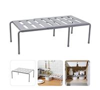 Roebii étagère cuisine, Organisateur de comptoir et d'étagère de cuisine,égouttoir pratique pour plus d?espace de rangement,étagère cuisine télescopique rétractabl pour tasses,assiettes,aliments, etc.