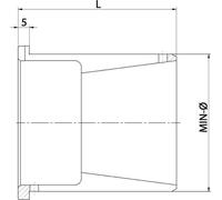 RÖHM Douille R KFR-01 SPK0 GL 40, D:24,7