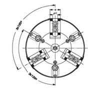 RÖHM RÖHM Mandrin de serrage KFD-130/3 1/16 ZA115 Quantité:1