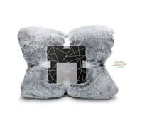 Römer Wellness Couverture de Luxe Fur-Feeling - 150 x 200 cm 530 g/m², Aspect Double Face, Luxe pour Tous Les Sens : Antistatique, Faux côté rappelle la Fourrure de Lapin, Oeko-TEX 100