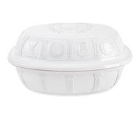 Römertopf Cocotte 50 ans pour 6 à 8 personnes - Cocotte de 5 litres avec couvercle en céramique - Pour mijoter, rôtir et cuire à la vapeur - Passe au four
