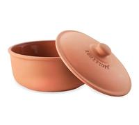 Römertopf Moule à pain en terre cuite pour une expérience de cuisson naturelle Diamètre 23 cm