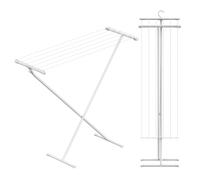 Rörets Sechoir á Linge Compact - Etendoir Linge Tancarville - Etendoir Chauffant 90 x 32 x 83 cm (Blanc)
