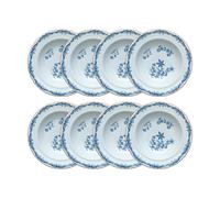 Rörstrand Assiette creuse Ostindia Ø24 cm lot de 8 - Bleu