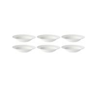 Rörstrand Assiette creuse Swedish Grace 25 cm. lot de 6 snö (blanc)