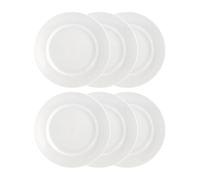 Rörstrand Assiette Swedish Grace 21 cm. lot de 6 snö (blanc)